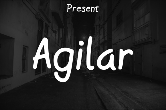 Agilar: A Script Typeface for Elegant Design
