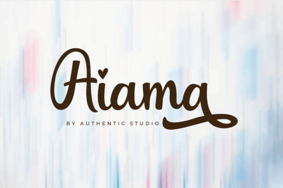 Aiama: A Sweet Handwritten Font