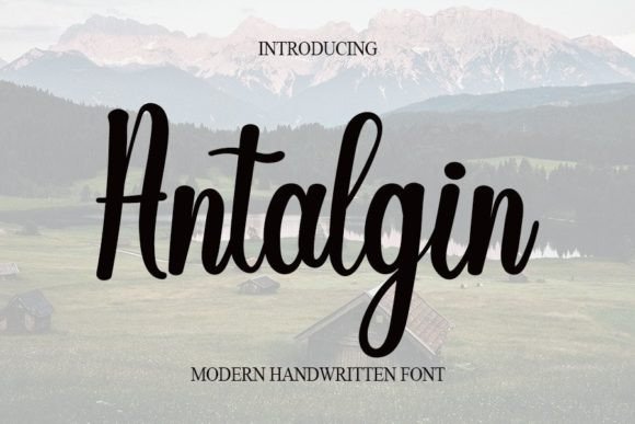 Antalgin: A Delicate Script for Romantic Branding