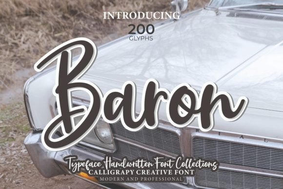 Baron Font: Elegant Script for Editorial Design
