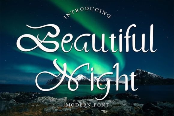 Beautiful Night: A Font for Elegant Branding