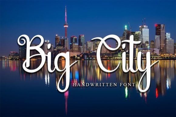 Big City: A Delicate Script for Editorial Design