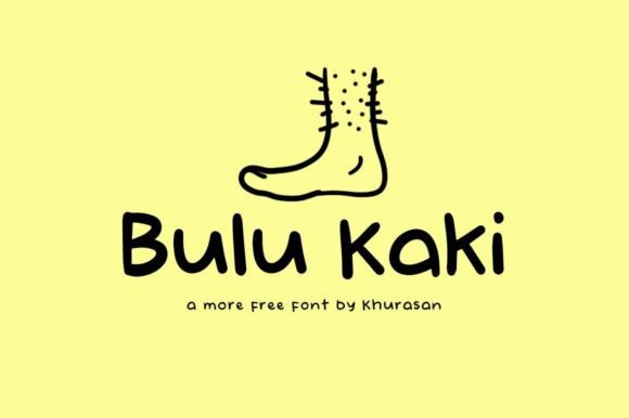 Bulu Kaki: A Quirky Handwritten Font