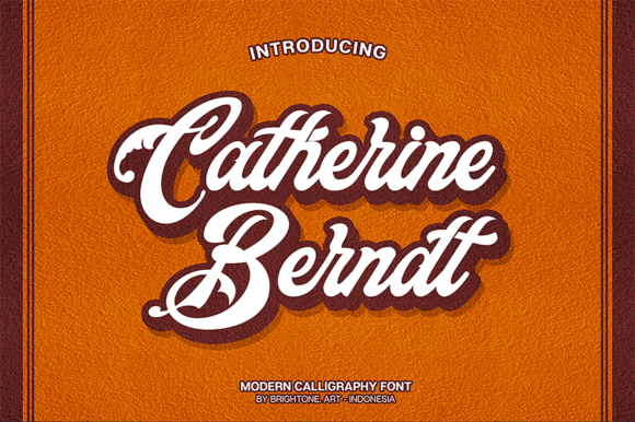 Catherine Berndt: A Refined Script Font for Trusted Branding