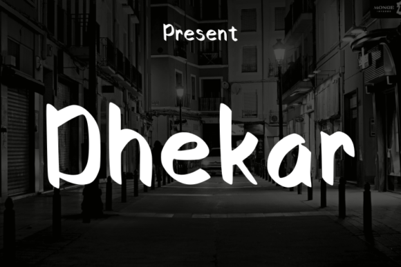 Dhekar: A Script Typeface for Elegant Branding