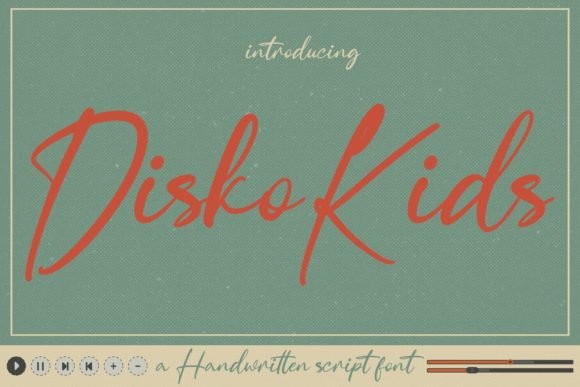 Discover Disko Kids Font