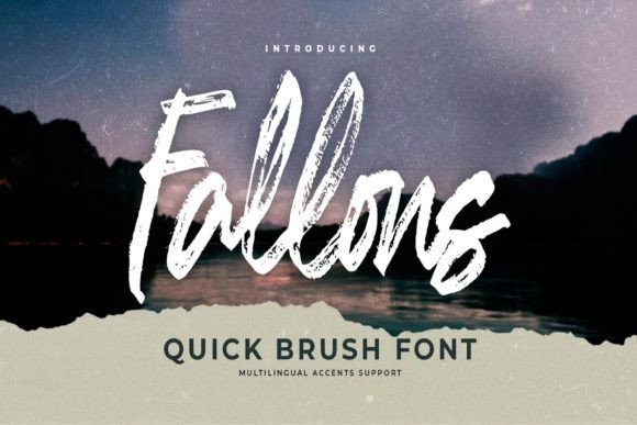Fallons: A Script Font for Web Design
