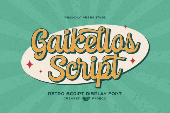 Gaikellos Script: A Display Font with Quiet Charm