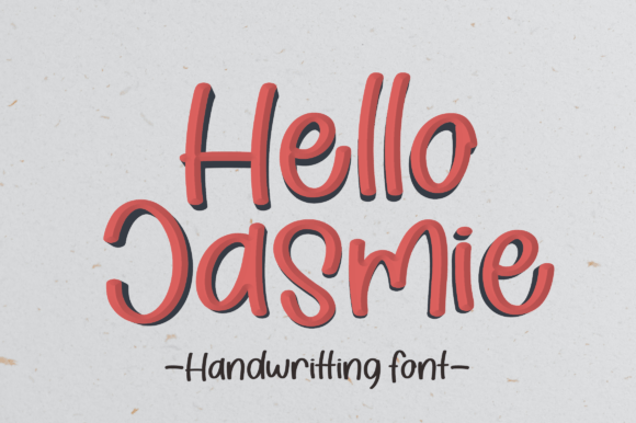 Hello Jasmie: A Playful Font for Polished Branding