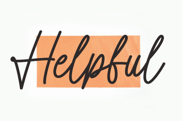 Helpful Font Review