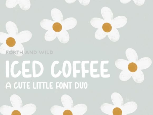 Iced Coffee Font for Business