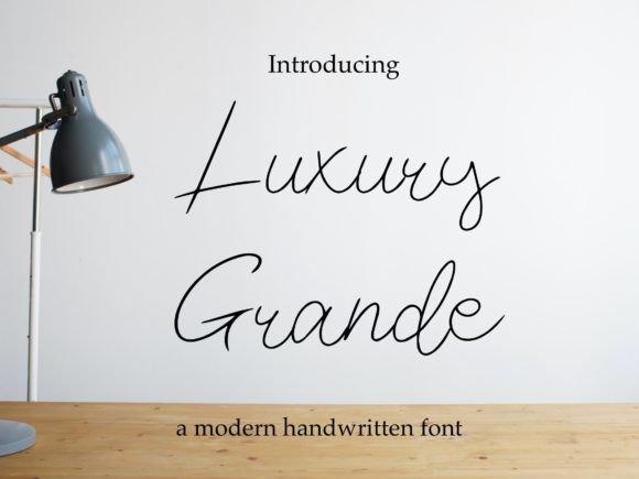 Luxury Grande Font Review