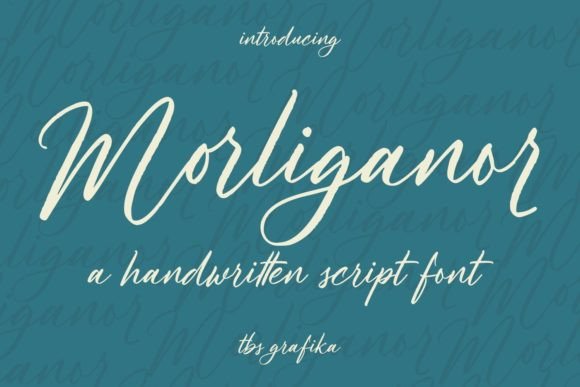 Morliganor: A Stylish Script Font