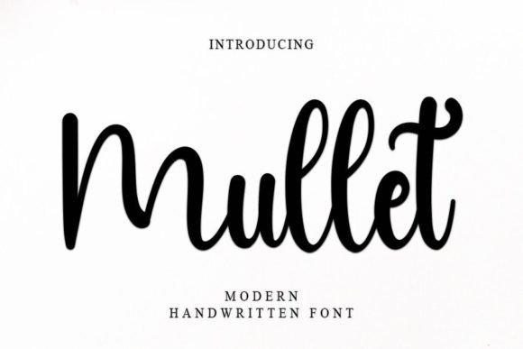 Mullet: A Timeless Handwritten Font for Editorial Design