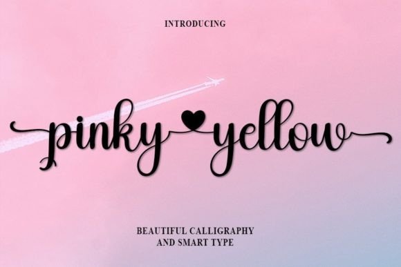 Pinky Yellow Handwritten Font for Brand Consistency