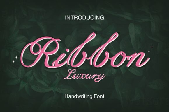 Ribbon Luxury: A Premium Script Font for Campaign Clarity