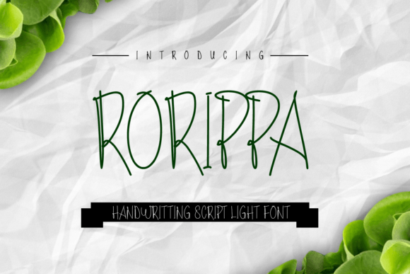Rorippa: A Stylish Script Font