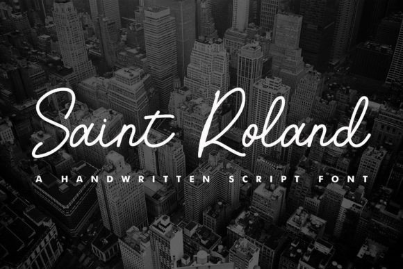 Saint Roland: A Modern Script Font for Web Design