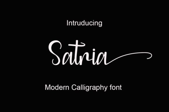 Satria: A Handwritten Font That Makes Your Campaign Stand Out