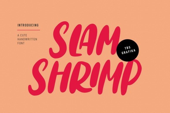 Slamshrimp: A Whimsical Font for Web Design