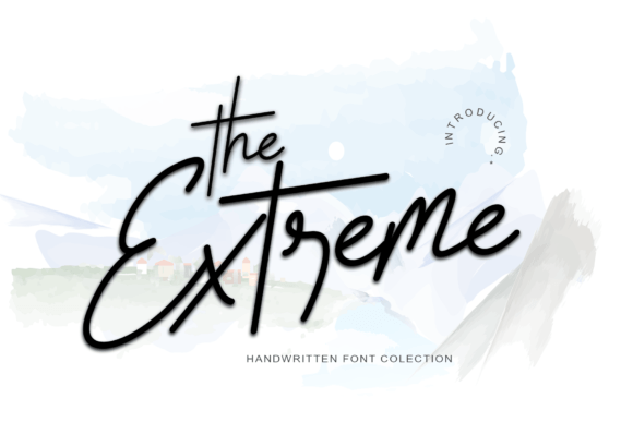 The Extreme: A Stylish Handwritten Font
