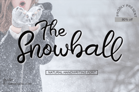 The Snowball Handwritten Font for Clear, Playful Campaign Headlines