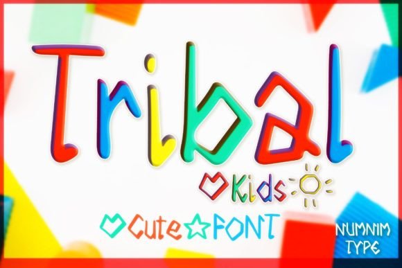 Tribal Kids: A Playful Handwritten Font for Digital Branding