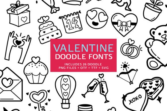 Valentine Doodle: A Playful Font for Web Design