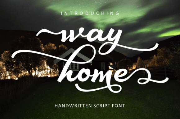 Way Home: A Handwritten Font for Elegant Design