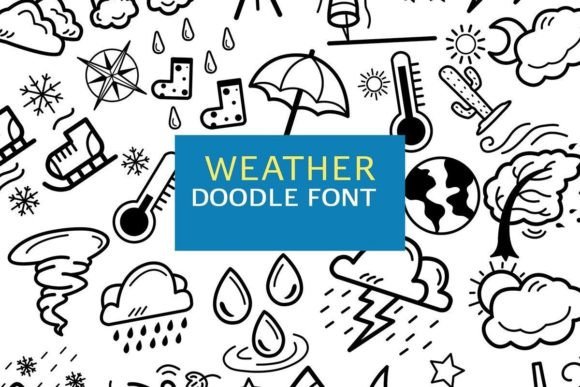 Weather Doodle Font for Bold Campaigns